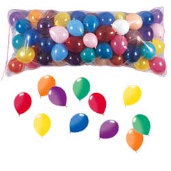 150 adet renkli balon yağmuru hizmeti 