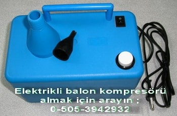 elektrikli balon �i�irme makinas� kompres�r� 